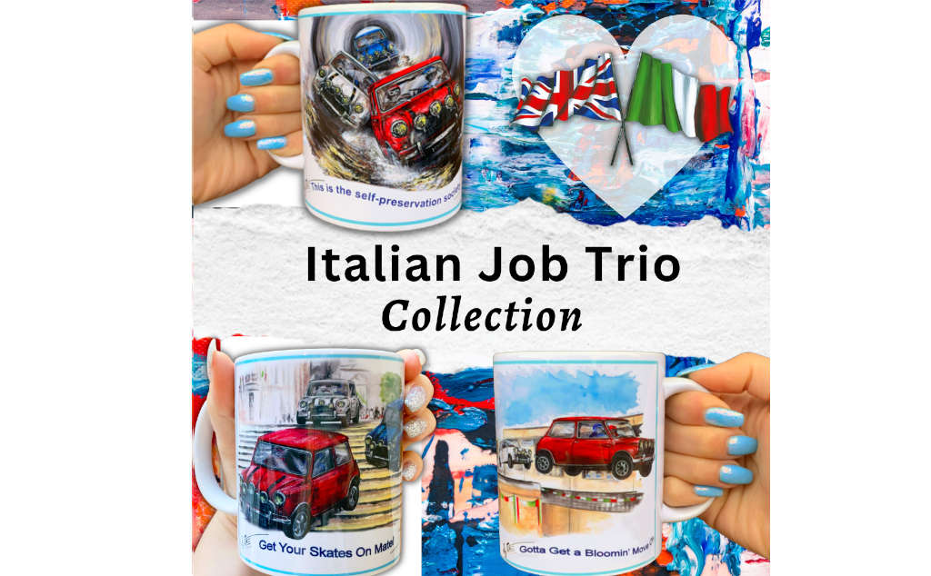 The Italian Job Mug Trio Collection of 3